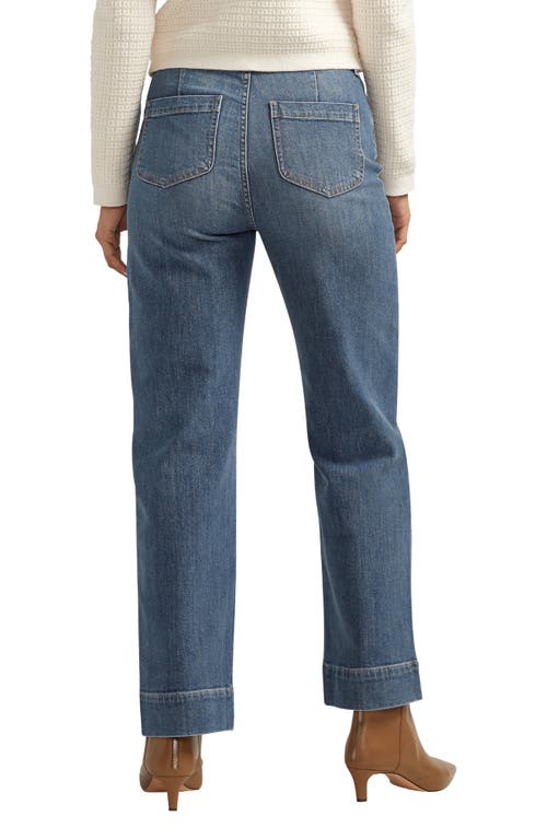 Jag Sophia High Waist Ankle Wide Leg Jeans In Eiffel Blue