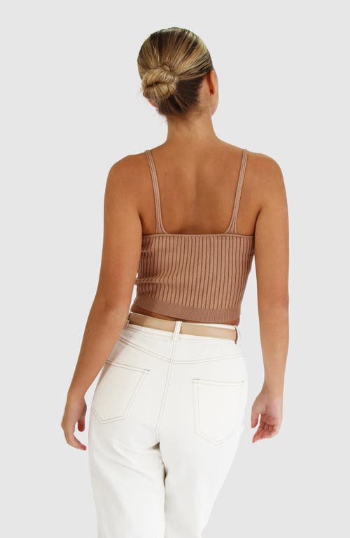 Belle & Bloom All I Need Knit Crop In Oat
