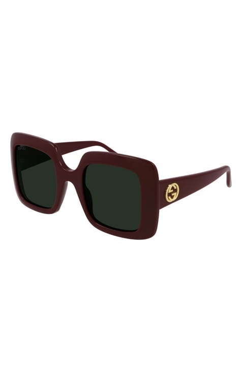 52mm Square Sunglasses