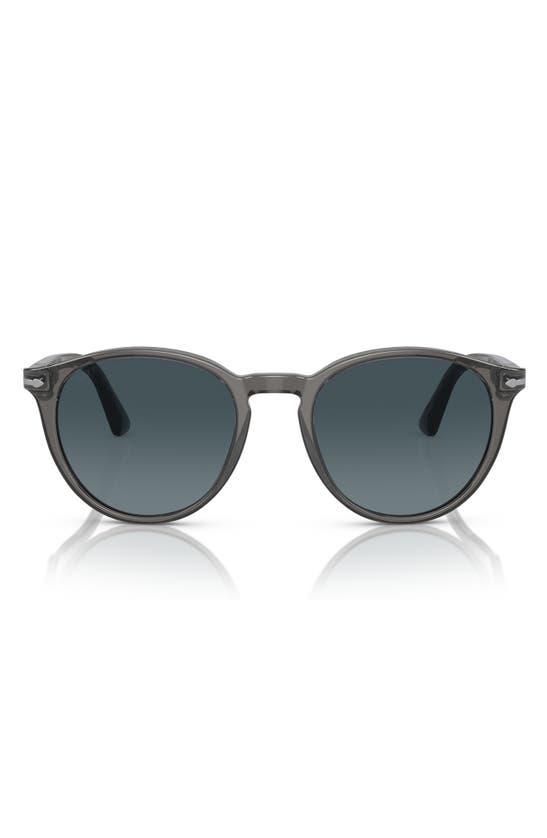 Persol 52mm Gradient Polarized Phantos Sunglasses In Transparent Grey