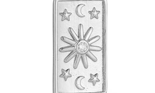 Sphera Milano Cubic Zirconia Celestial Pendant Necklace In Silver