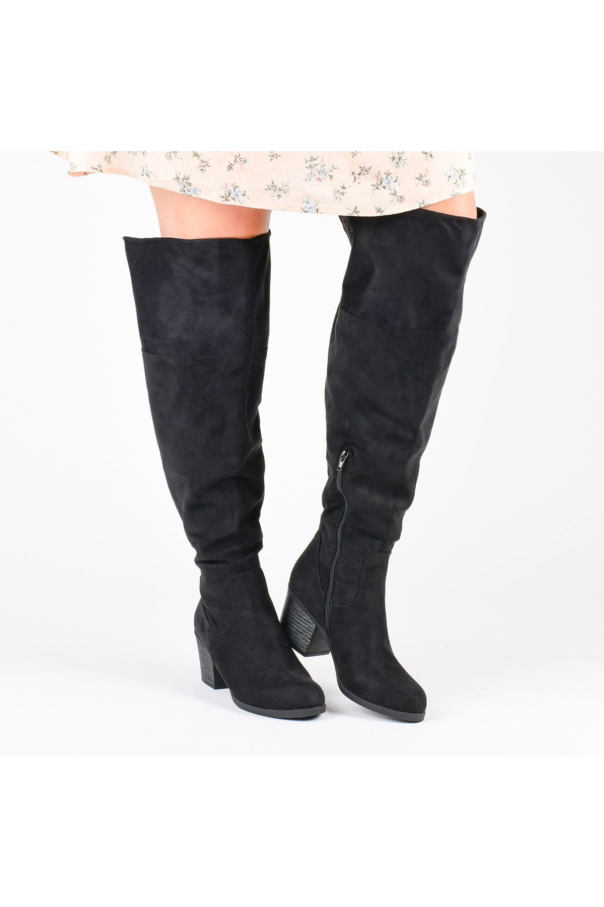 journee collection mount wide calf over the knee boot