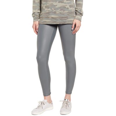 Hue Body Gloss Leggings, Grey