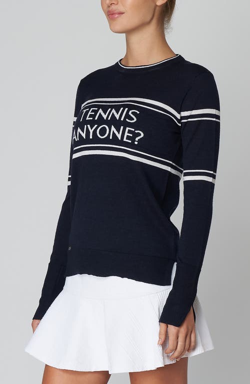 Shop L'etoile Sport The Court Sweater In Navy