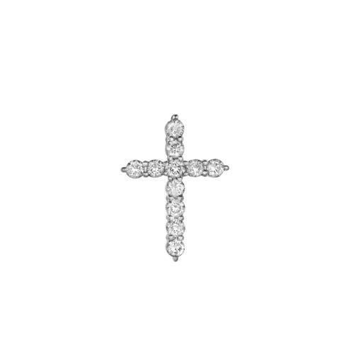 Luvmyjewelry Christian Cross Pommee Diamond Pendant In 10k Yellow Gold