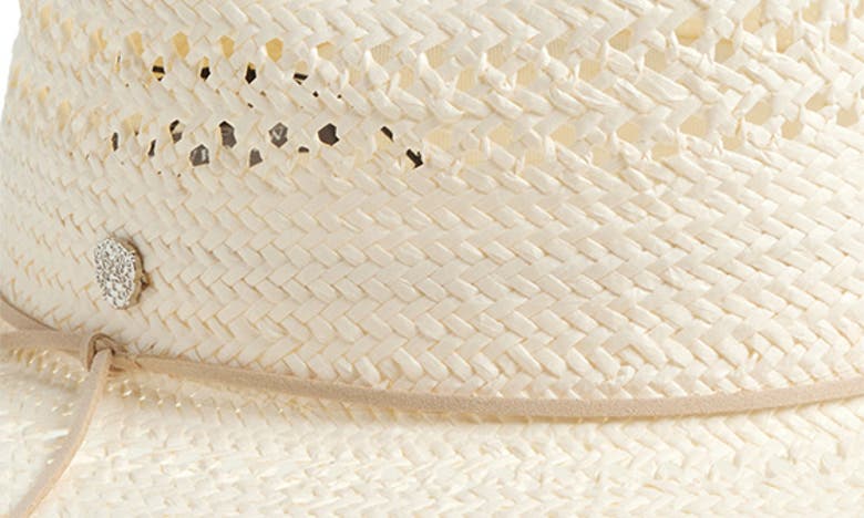 Shop Vince Camuto Woven Panama Hat In Bone