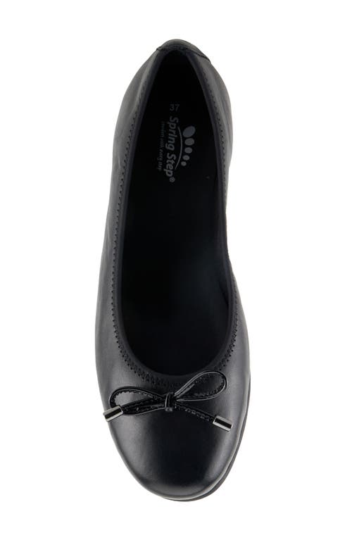 Shop Spring Step Chesser Flat In Black