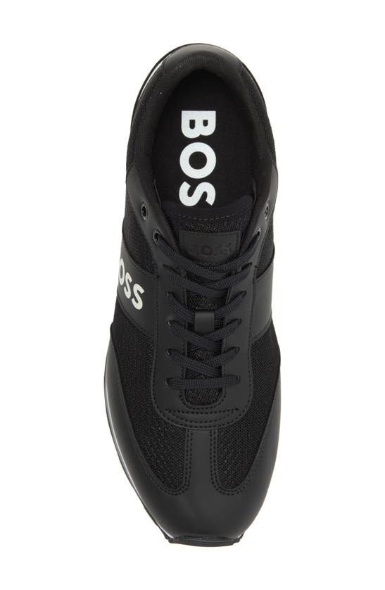 Hugo Boss Gender Inclusive Parkour Runn Sneaker In Black