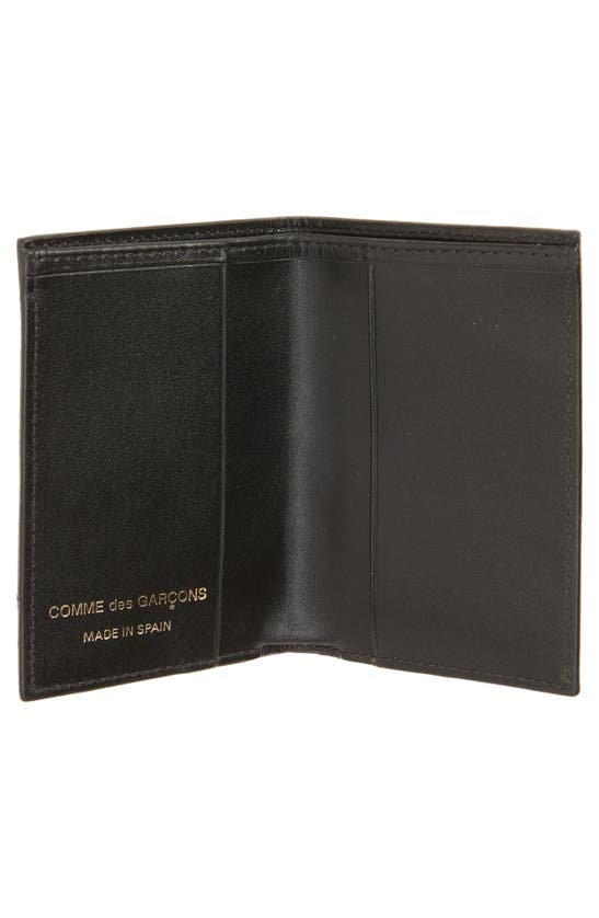 Comme Des Garçons Tartan Patchwork Card Case In Red