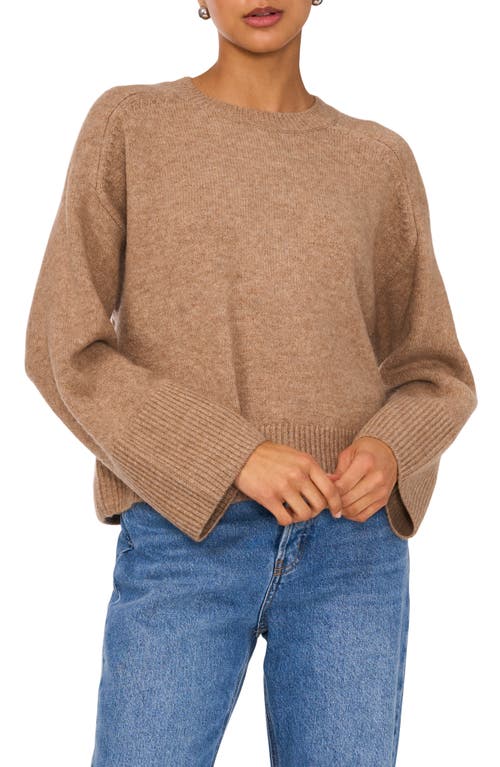 Shop 1.state Crewneck Sweater In Taupe