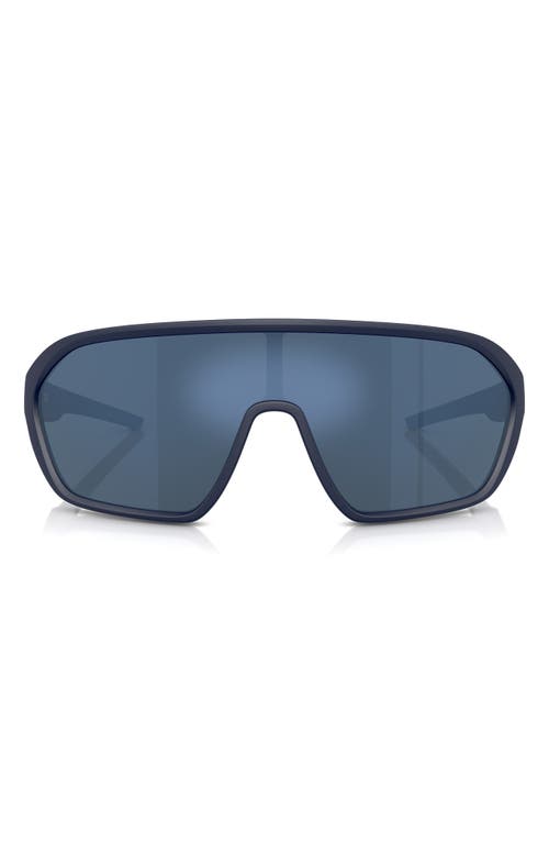 Scuderia Ferrari 42mm Mirrored Pillow Sunglasses In Matte Blue