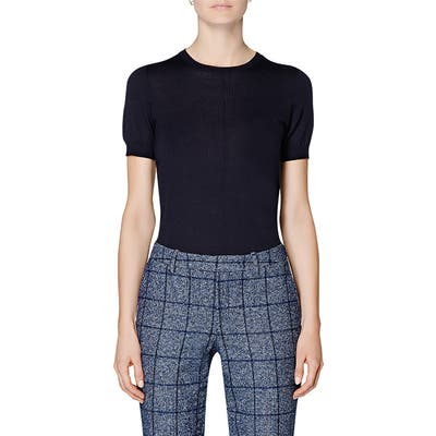 Suistudio Bodil Merino Wool Sweater Tee, Blue