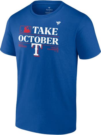 Texas Rangers Fanatics Branded 2023 Postseason Locker Room T-shirt