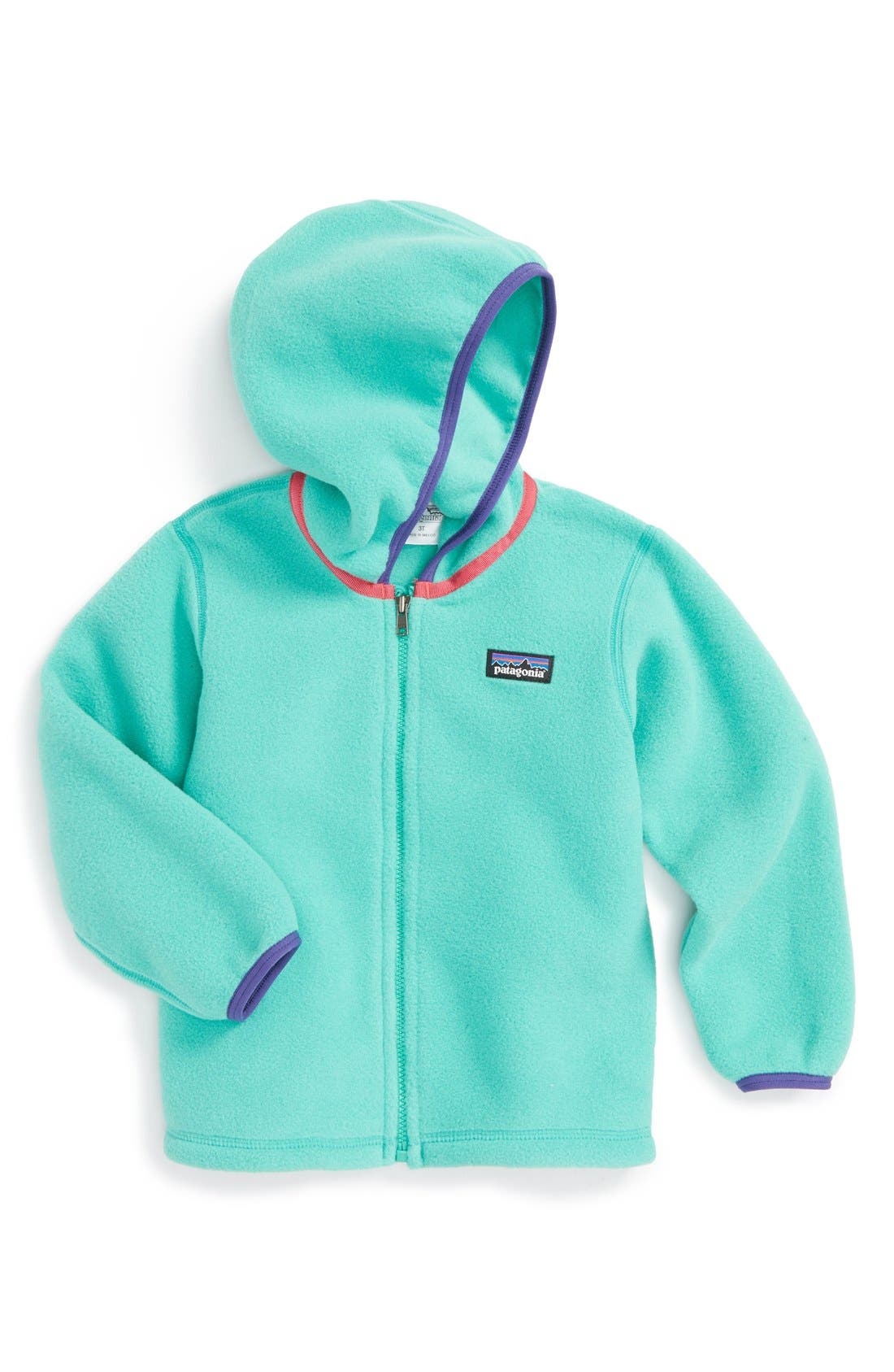 Patagonia 'Synchilla®' Full Zip Fleece Hoodie (Toddler Girls) Nordstrom