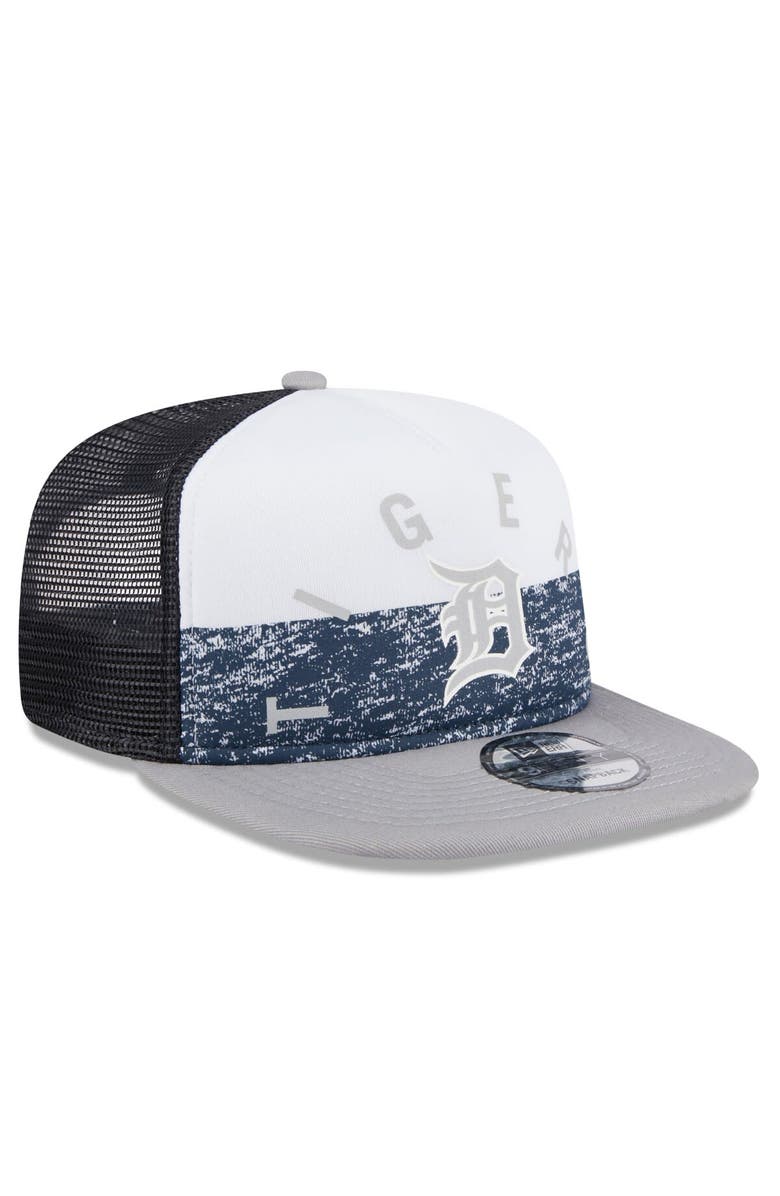 New Era Men's New Era White/Gray Detroit Tigers Team Foam Front A-Frame ...