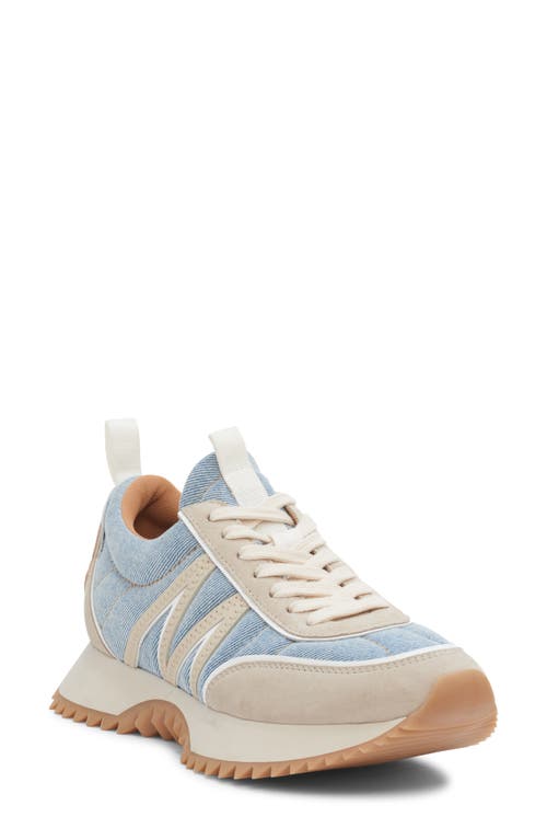 Moncler Pacey Low Top Sneaker Denim Blue at Nordstrom,