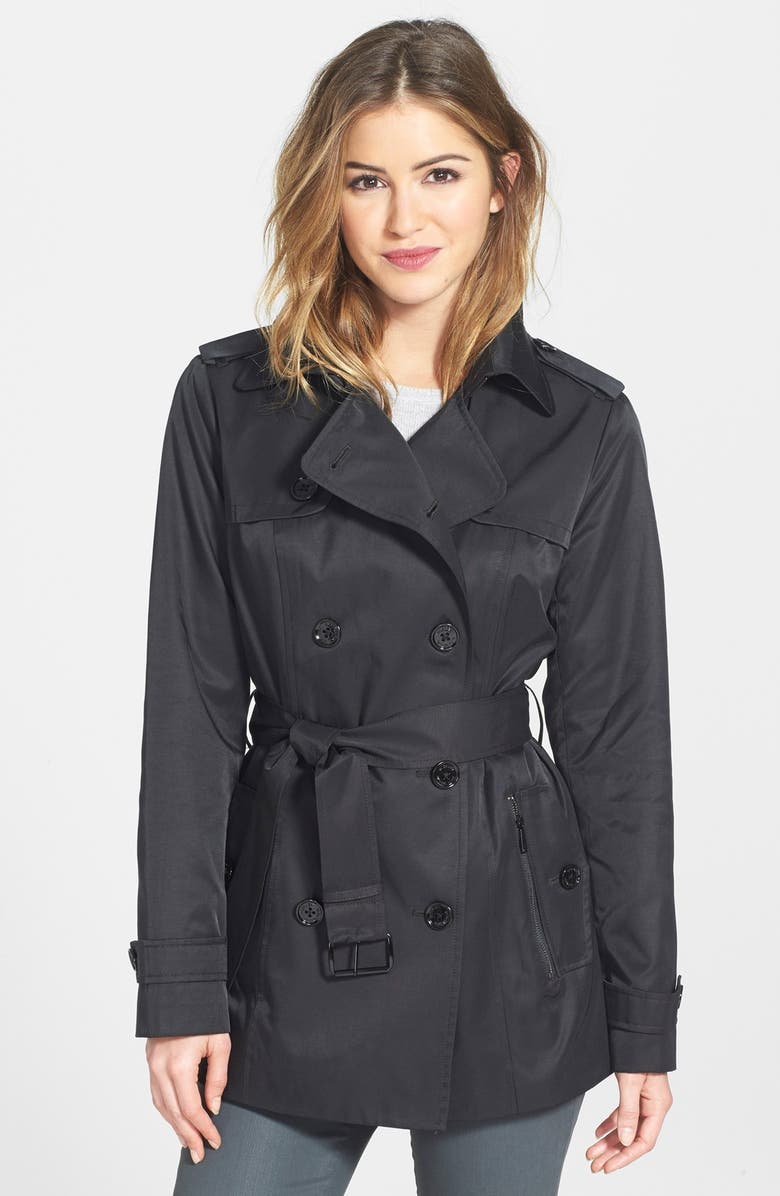 MICHAEL Michael Kors Double Breasted Trench Coat | Nordstrom