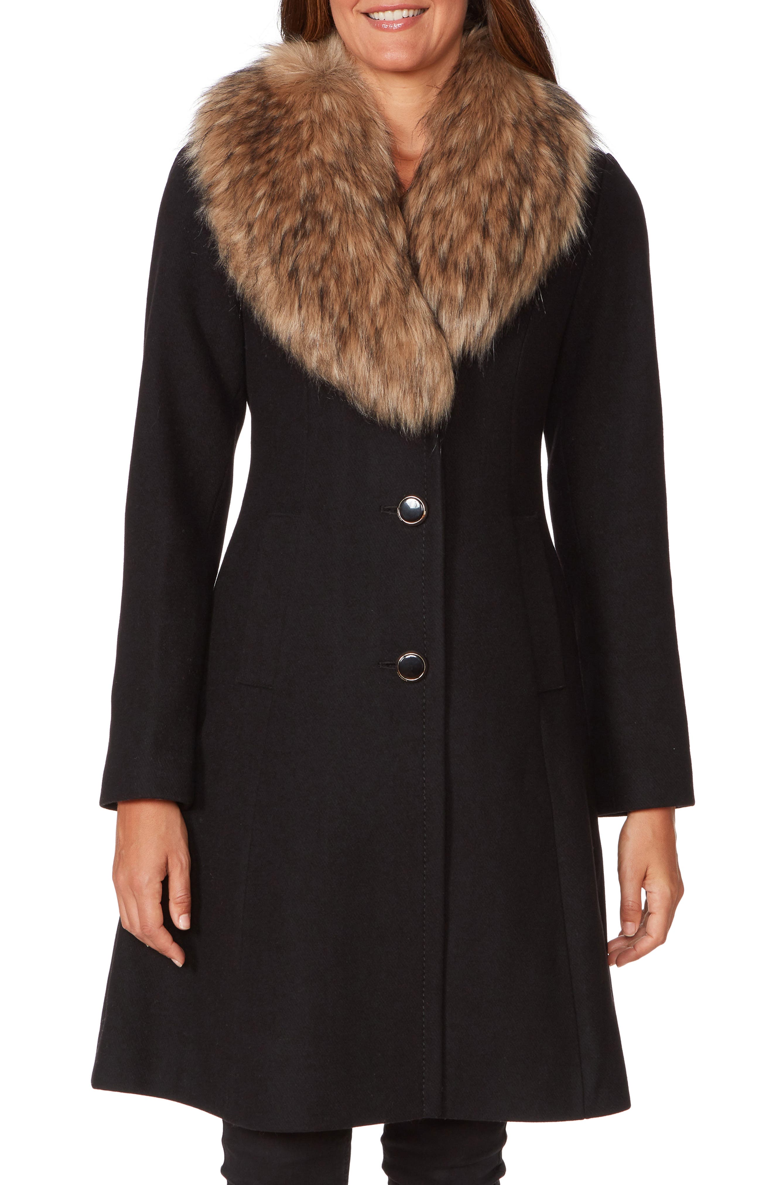 kate spade red wool coat