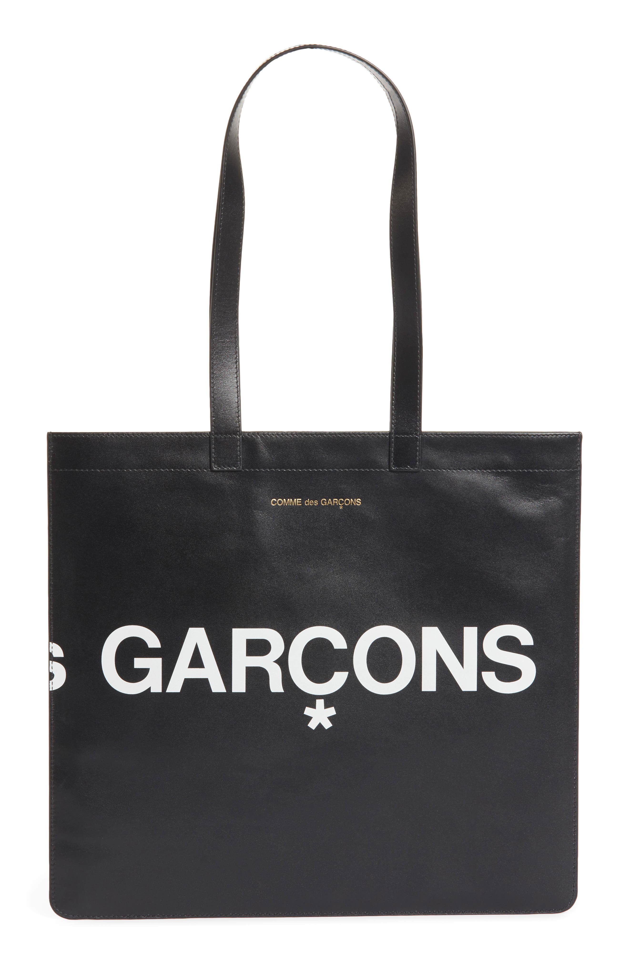 Comme Des Garçons Comme Des Garçons medium Bridle leather tote bag - Black