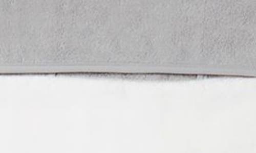 Mori Hooded Towel In White/grey