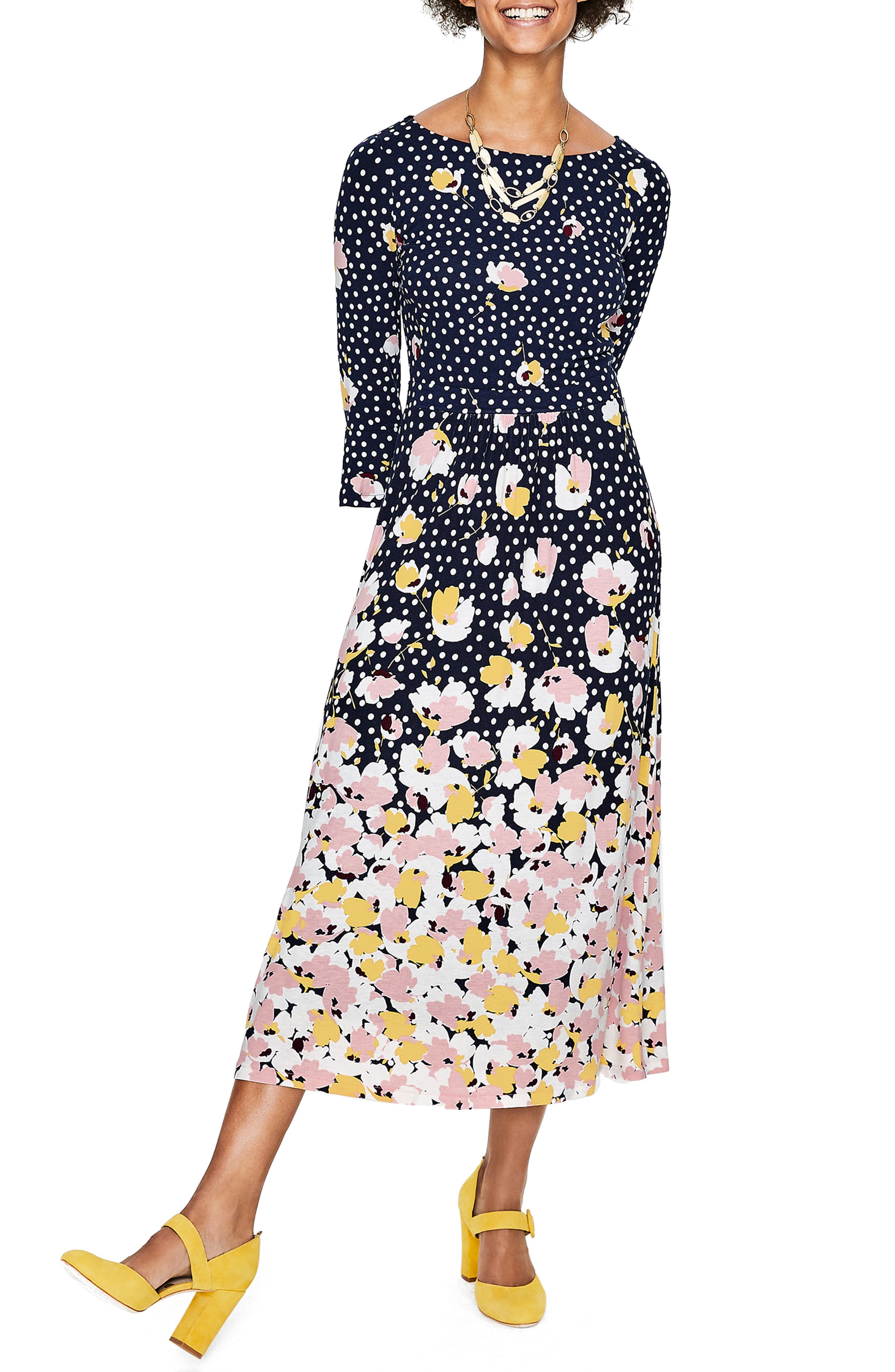 boden blossom jersey dress