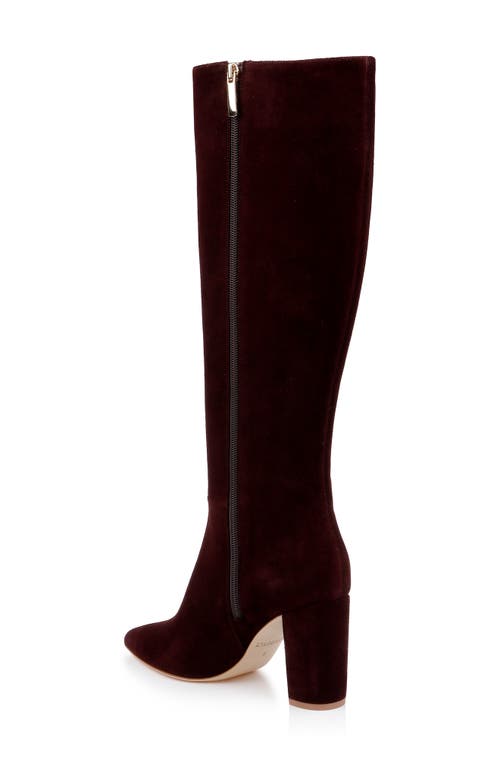 Shop L Agence L'agence Christiane Boot In Chocolate Suede