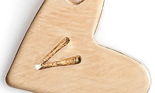 Nashelle 14k-gold Fill Initial Mini Heart Pendant Necklace In Gold/v