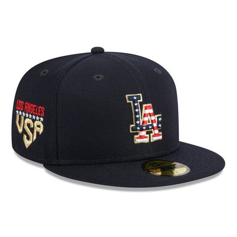 Men's New Era Navy Atlanta Braves 2023 Fourth of July 59FIFTY Fitted Hat