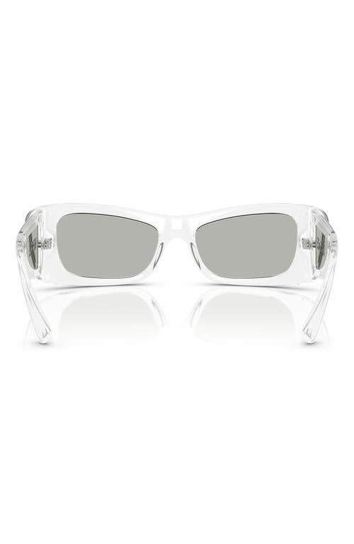 Versace 54mm Pillow Sunglasses In Crystal