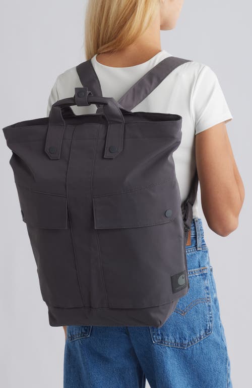 Carhartt Work In Progress Balto Water Repellent Twill Backpack In Graphite