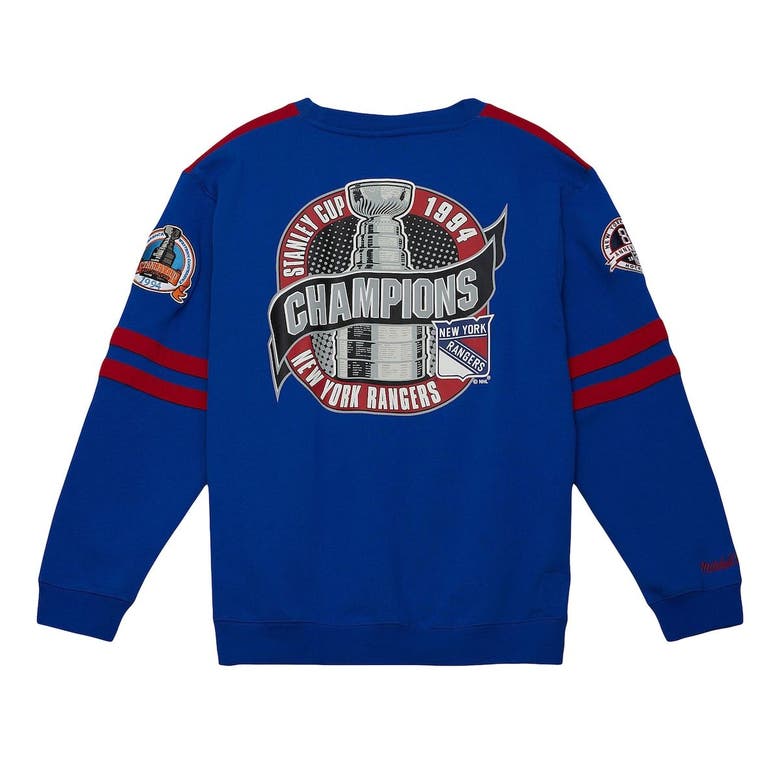 Mitchell & Ness Red/blue New York Rangers 1994 Stanley Cup Champions ...