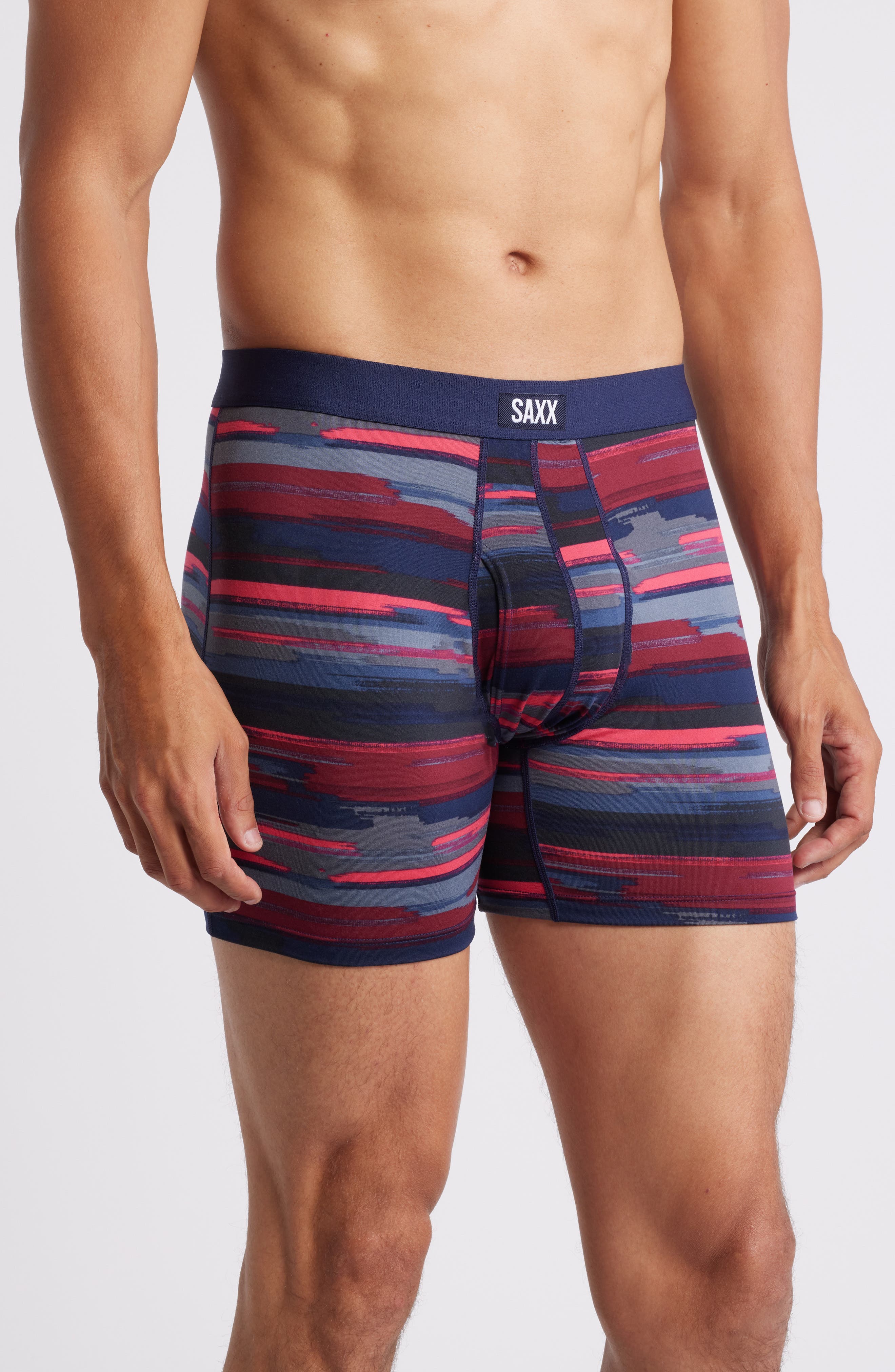 SAXX Daytripper Boxer Briefs in Abstract Stripe-Multi 