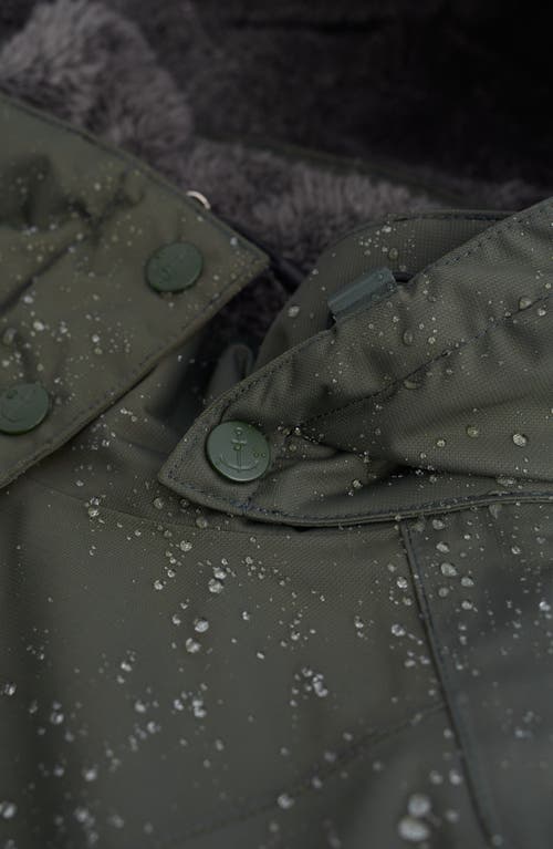 Shop Seasalt Cornwall Janelle Waterproof Coat In Woodland Green