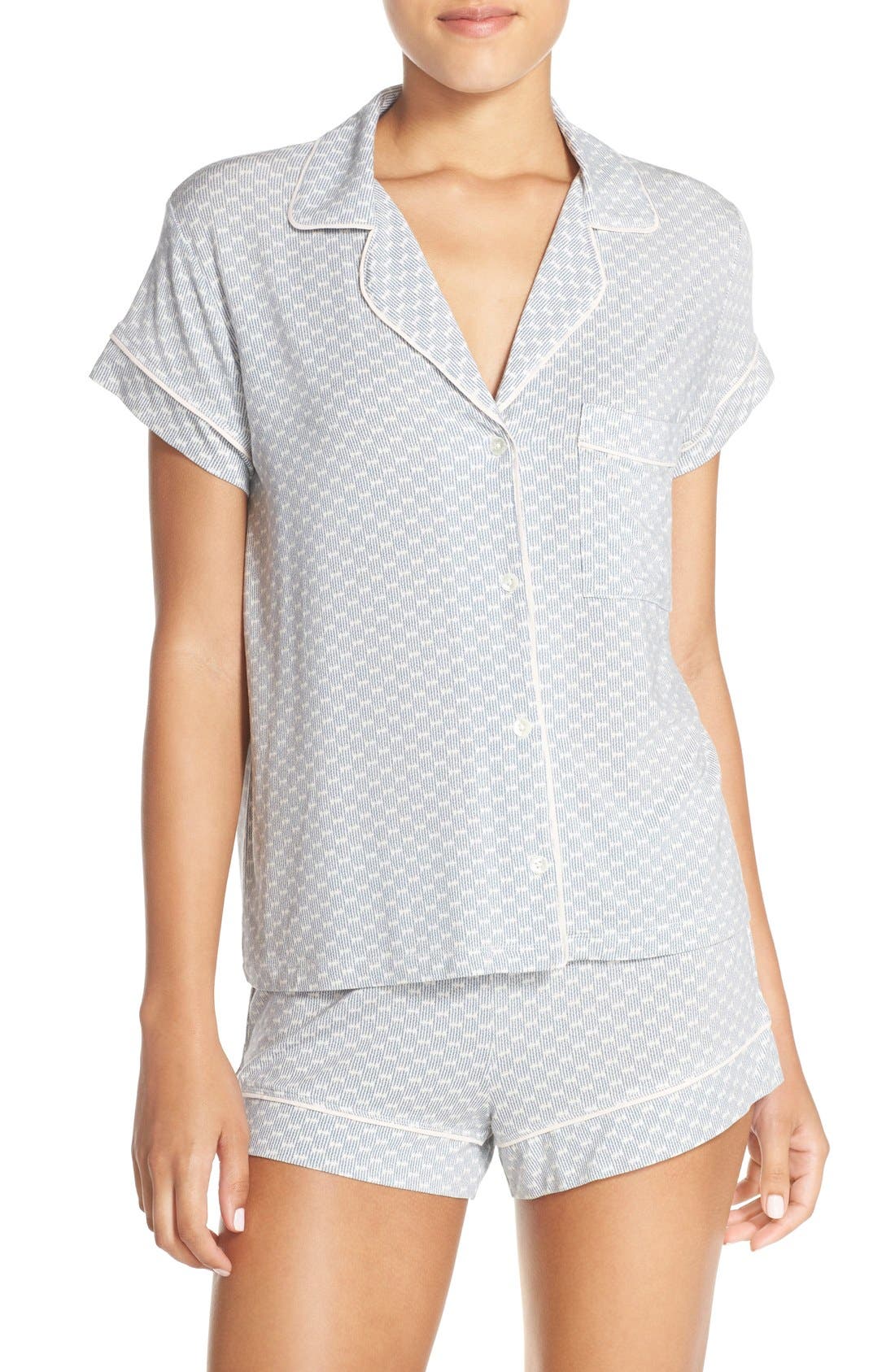 Eberjey 'Cabana Girl' Print Jersey Pajamas Nordstrom