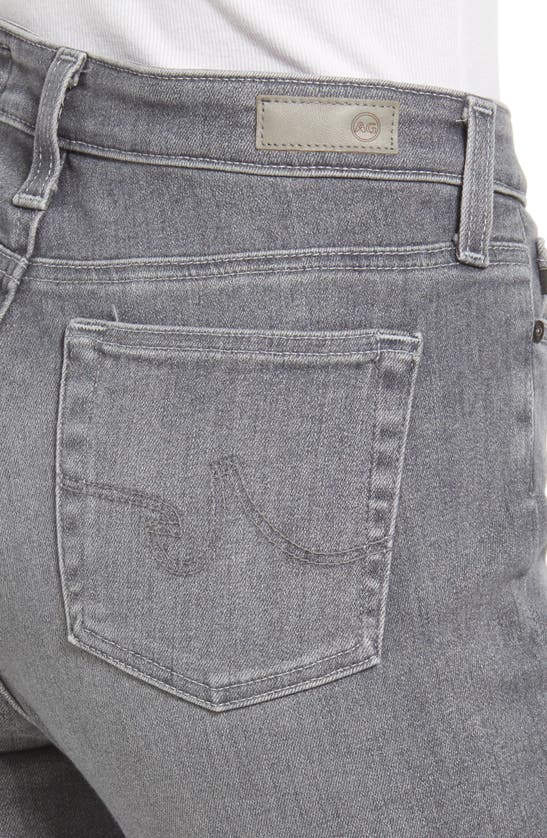 Ag Alexxis High Waist Slim Straight Leg Jeans In Unpaved