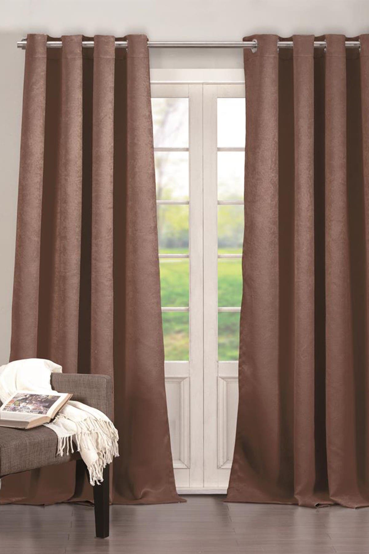 Duck River Textile Quincy Blackout Curtain Set Of 2 Chocolate Nordstrom Rack