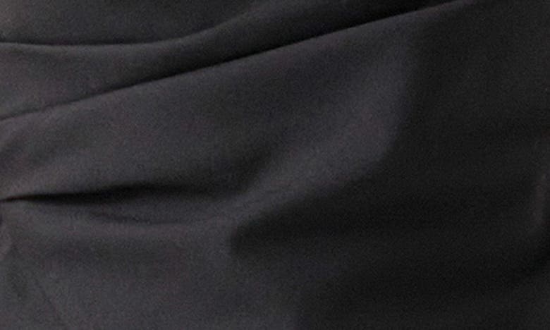 Shop Grey Lab Drape Corset Top In Black
