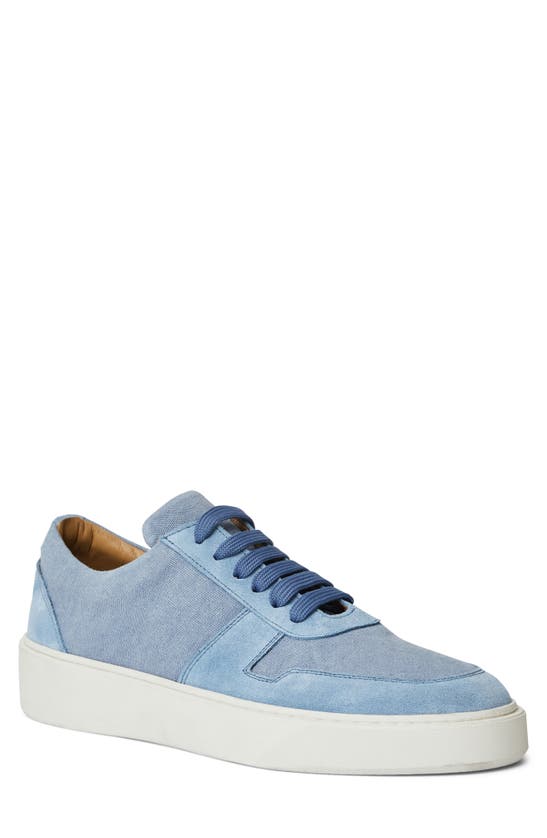Shop Bruno Magli Darian Sneaker In Light Blue Canvas