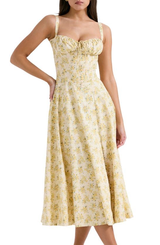 HOUSE OF CB HOUSE OF CB CARMEN BUSTIER SUNDRESS