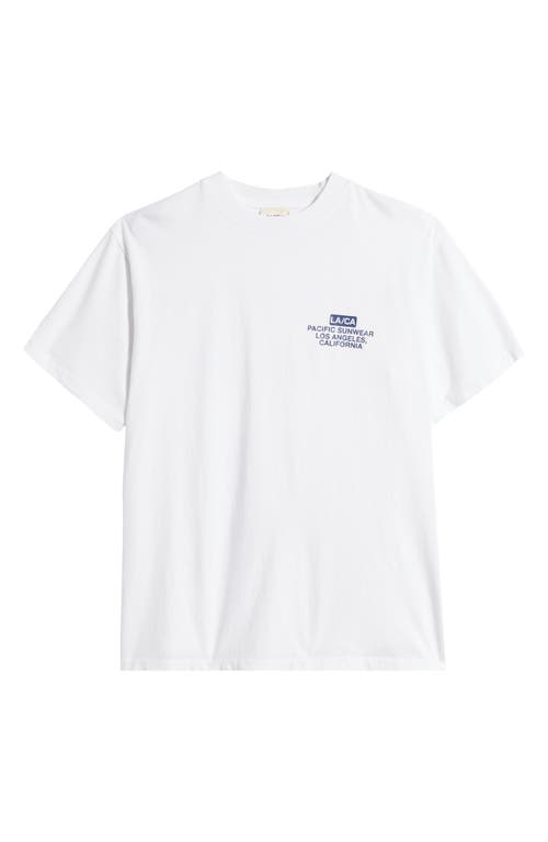 1980 LA Cotton Graphic T-Shirt in White