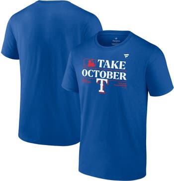 FANATICS Youth Fanatics Branded Royal Texas Rangers 2023 Postseason Locker  Room T-Shirt