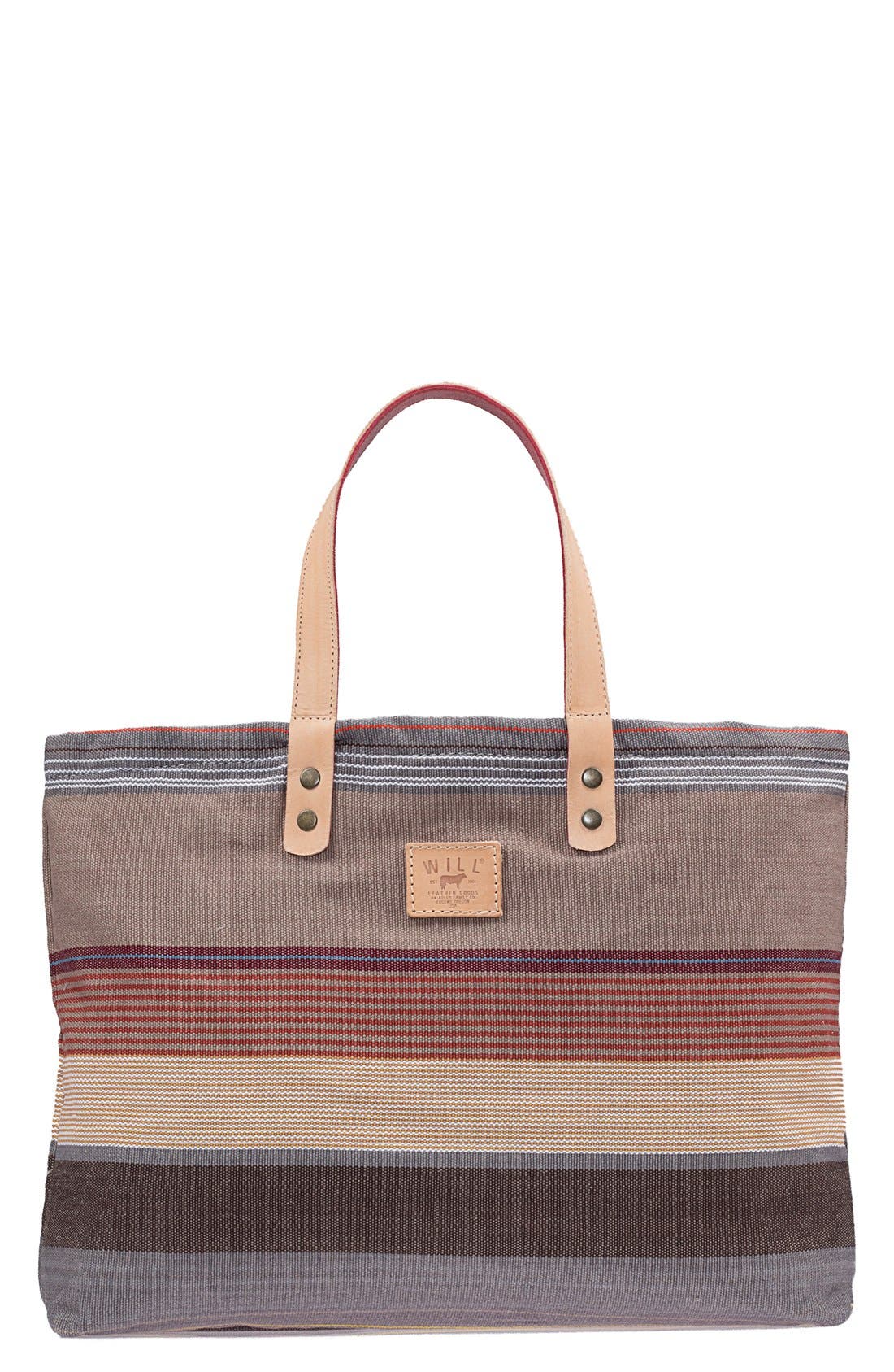 Will Leather Goods 'Weaver's House' Reversible Canvas Tote Nordstrom