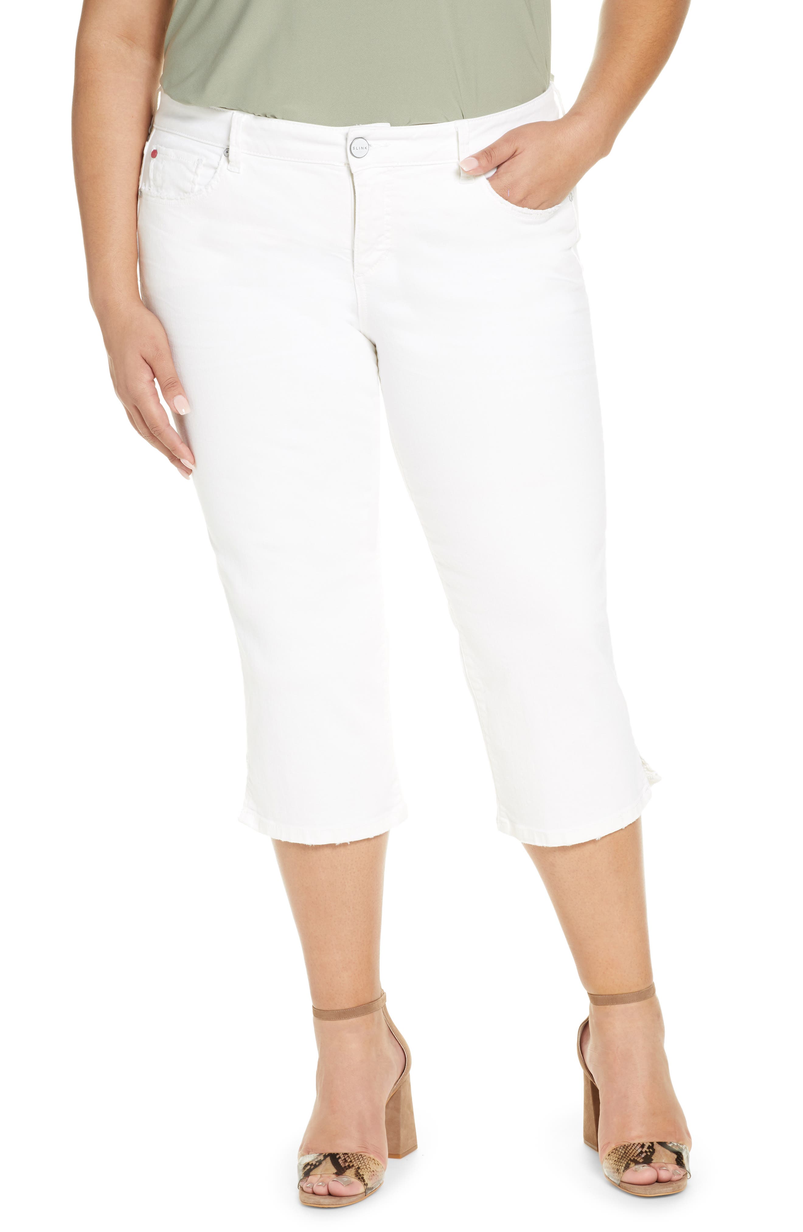 Women's White Capris \u0026 Cropped Pants 