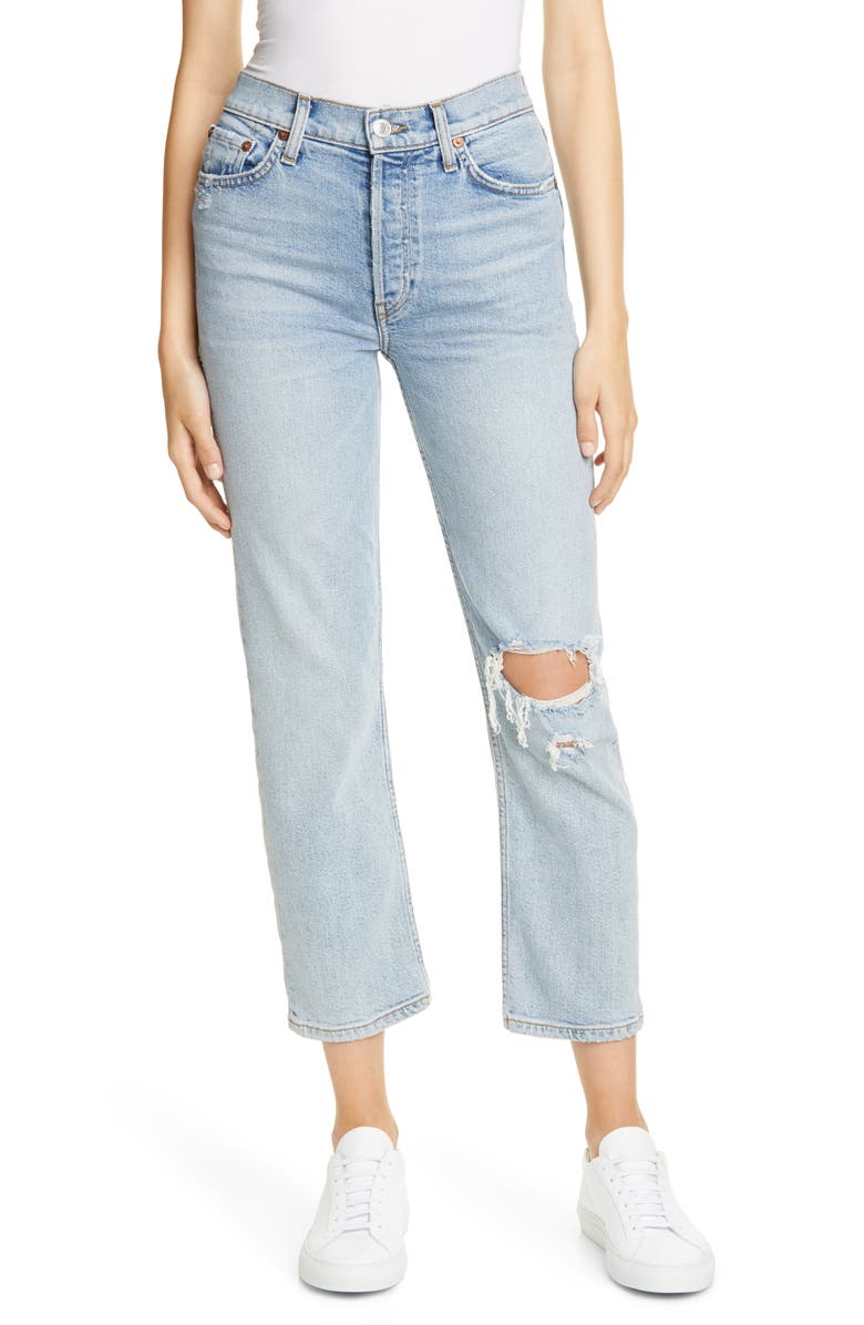 Re/Done Originals High Waist Stovepipe Jeans | Nordstrom