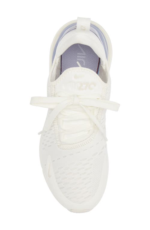 Shop Nike Air Max 270 Sneaker In Sail/purple/phantom