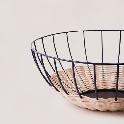 Fleck Cabo Fruit Basket In Black