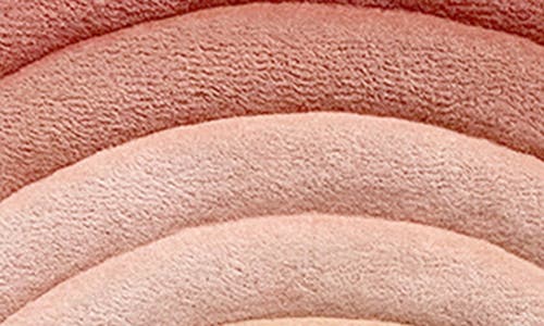 Maison Deux Kids' Rainbow Wool Rug In Rusty Pink