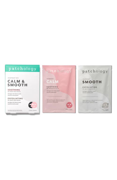 Patchology SmartMud Duo Calm & Smooth Sheet Masks in None at Nordstrom