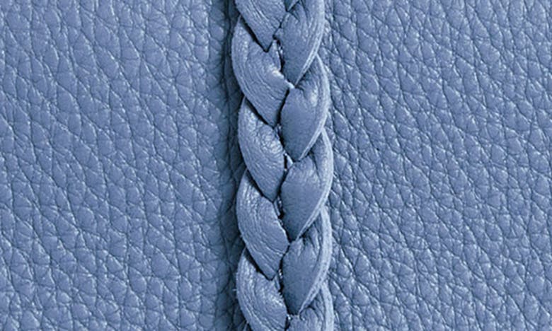 Shop Chloé Small Penelope Leather Crossbody Satchel In Shady Cobalt 484