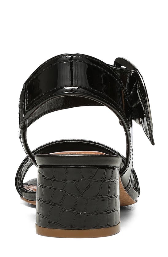 DONALD PLINER DONALD PLINER NEVE CROC EMBOSSED HEELED SANDAL